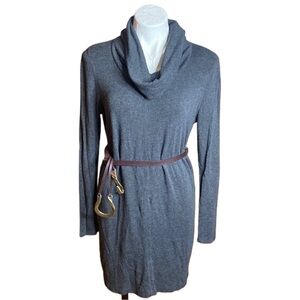 Lou & Grey Signature Long Sleeve Cowl Neck Jersey Dress Women’s Size M